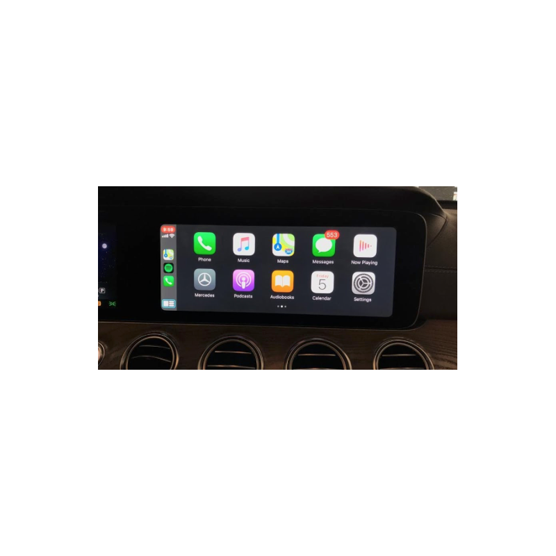 CarPlay Android Auto Camera Mercedes NTG5.5 Classe C E S W205 W222 W213