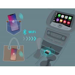 ViseeO Play2Air Adaptador CarPlay sin cables Wireless